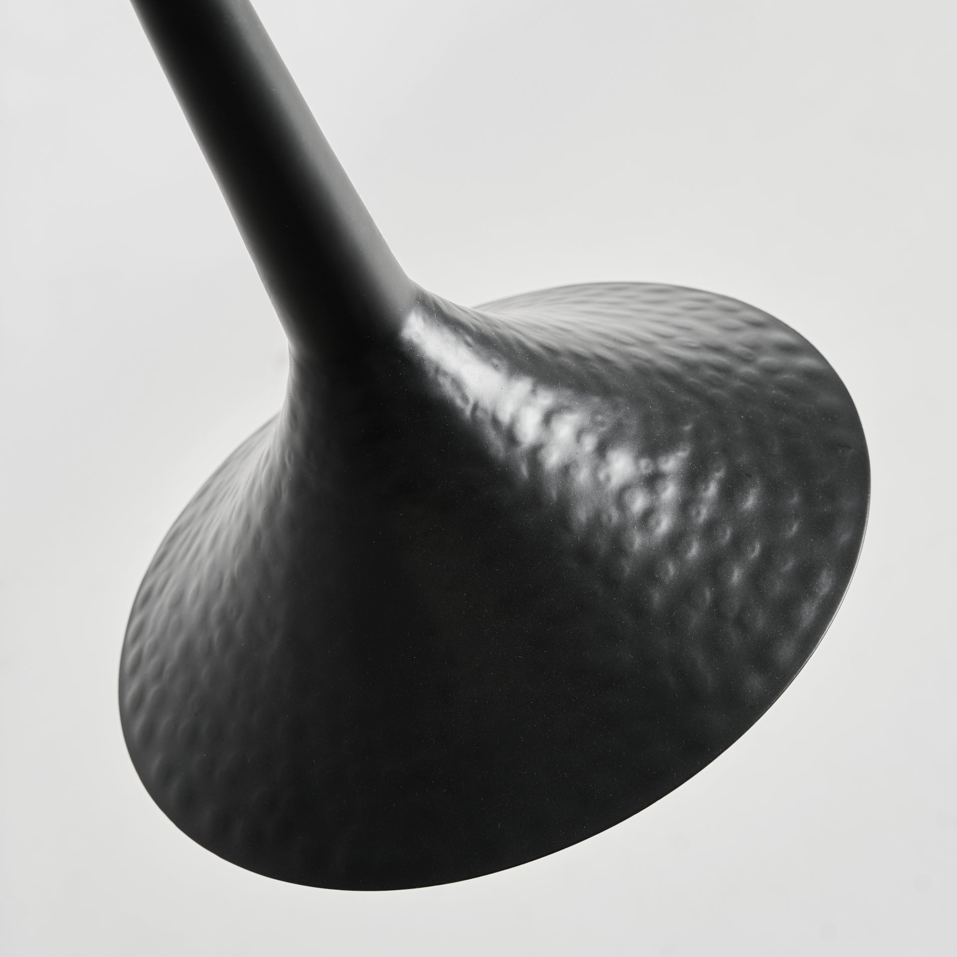 Mondher Black Iron Ceiling Lamp - Contemporary 26cm Pendant Light