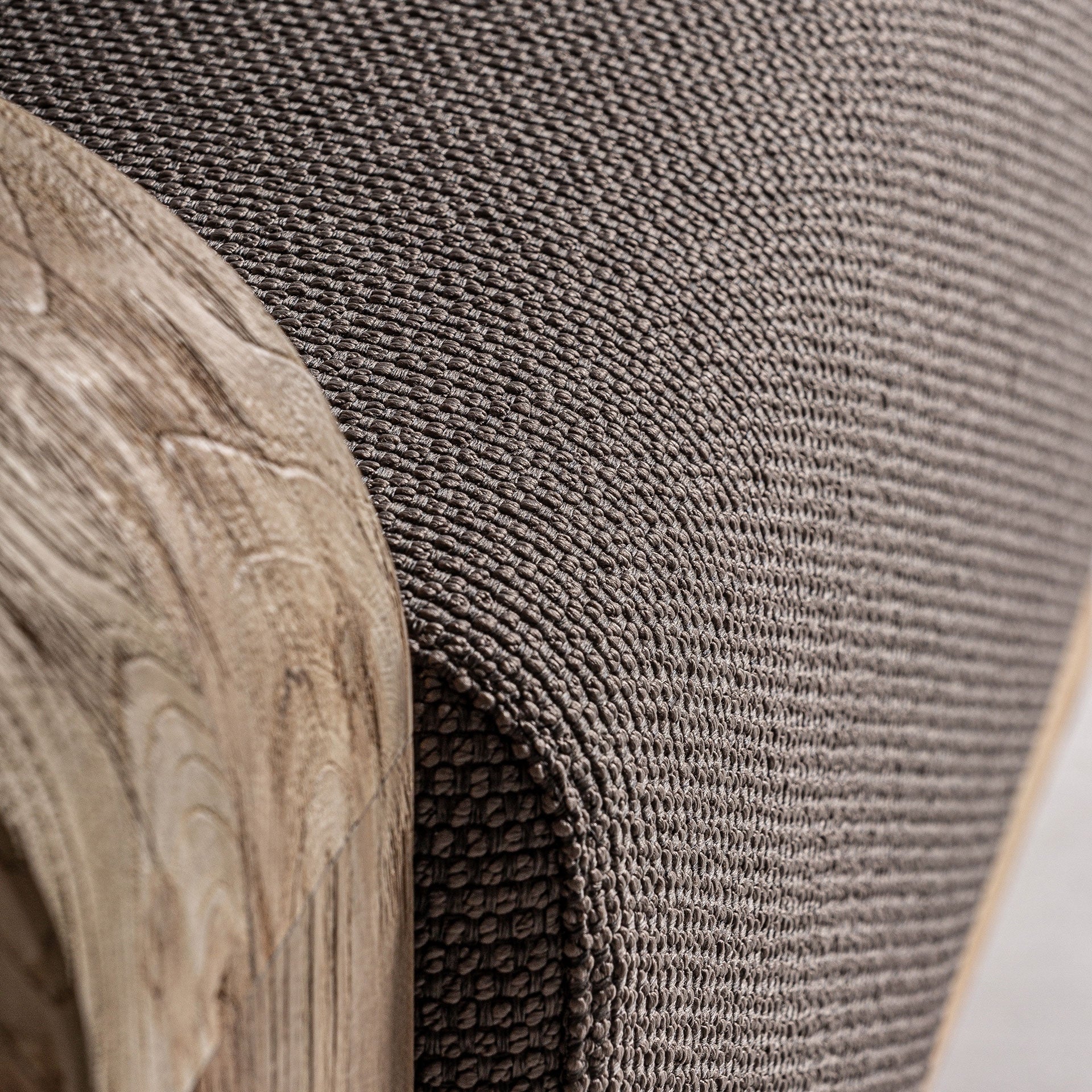 Corba Sculptural Wood Armchair - Curved Organic Design