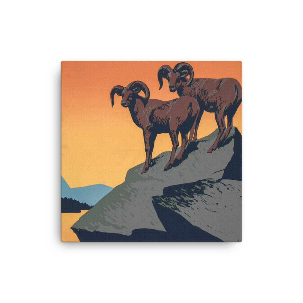 Skydda våra nationalparker - gammal propagandaduk