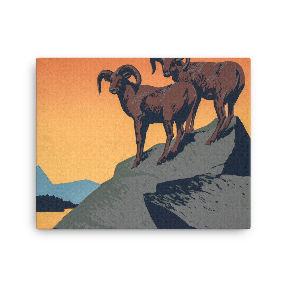 Skydda våra nationalparker - gammal propagandaduk