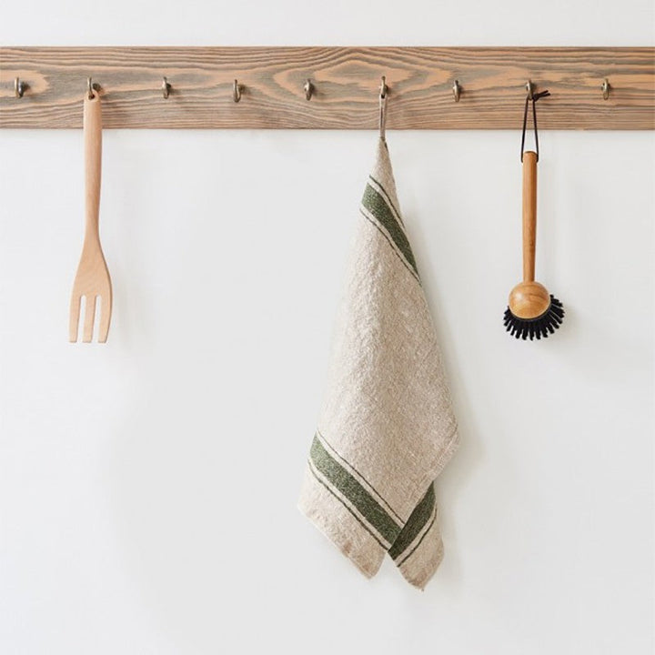 Vintage Linen Kitchen Towel Stripe