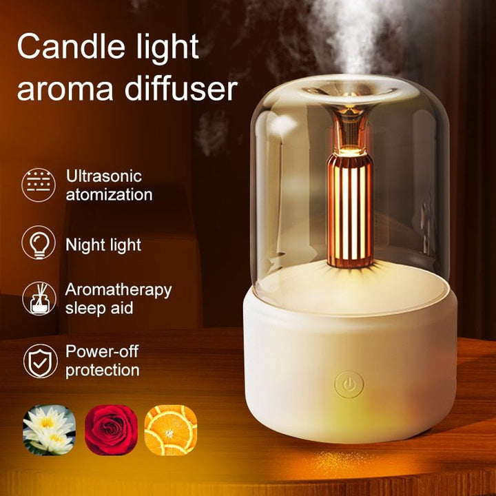 120ML Portable Candlelight Aroma Diffuser