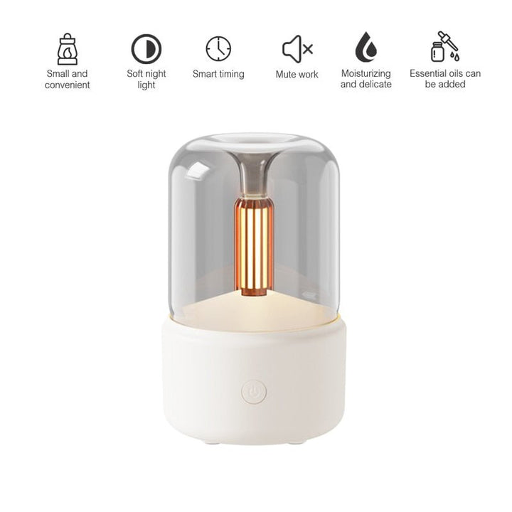 120ML Portable Candlelight Aroma Diffuser