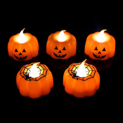 3pcs of Led pumpkin candle