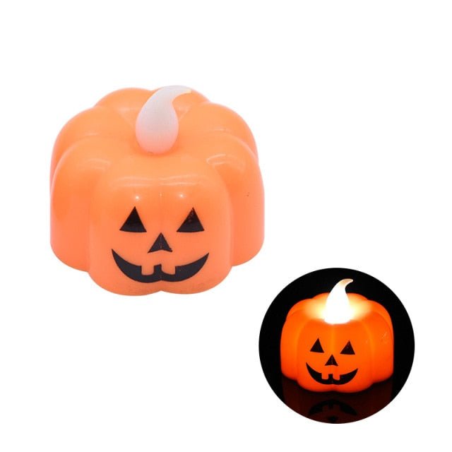 3pcs of Led pumpkin candle