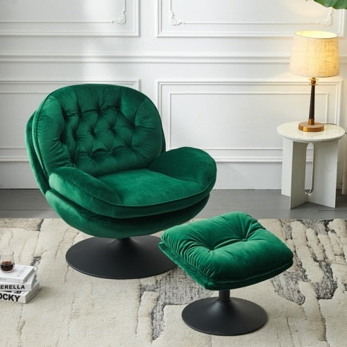 Skandi Leisure Chair Lounge Chair with Ottoman