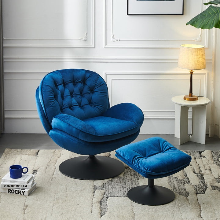 Skandi Leisure Chair Lounge Chair with Ottoman
