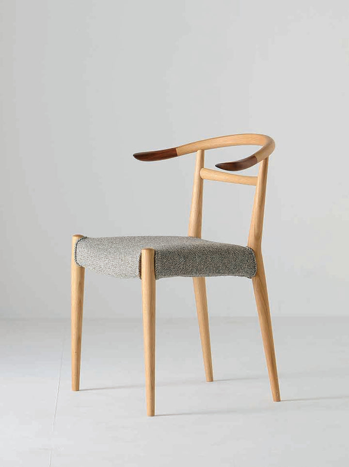 NISSIN White Wood Chair