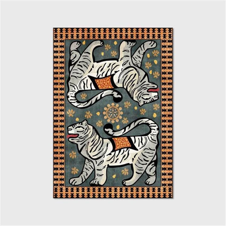 Flannel Tiger Rug