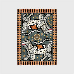 Flannel Tiger Rug