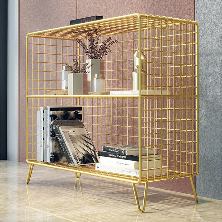 Gold Bookshelve