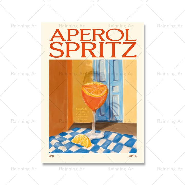 Vintage Drink Prints