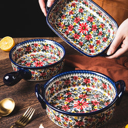 SkandiShop Retro Ceramic Bakeware