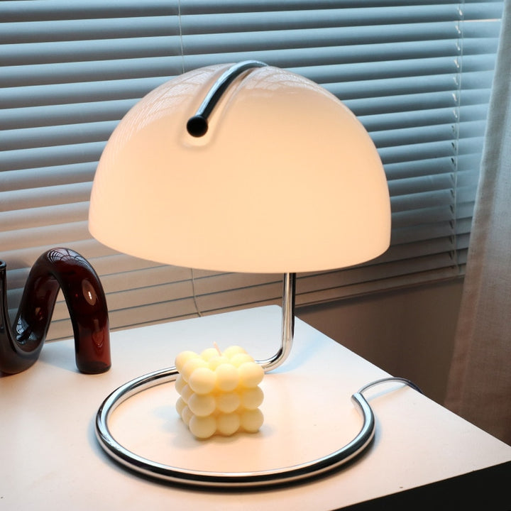 SkandiShop Glass Table Lamp Bedroom Bedside