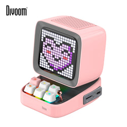 Ditoo-Plus Retro Pixel Art Bluetooth Portable Speaker Alarm Clock DIY LED Display Board, Cute Gift Home Light Decoration