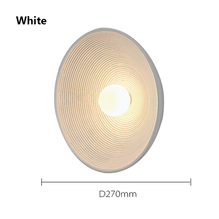 SkandiShop Indoor Retro Japanese Style Wall Circle Lamp