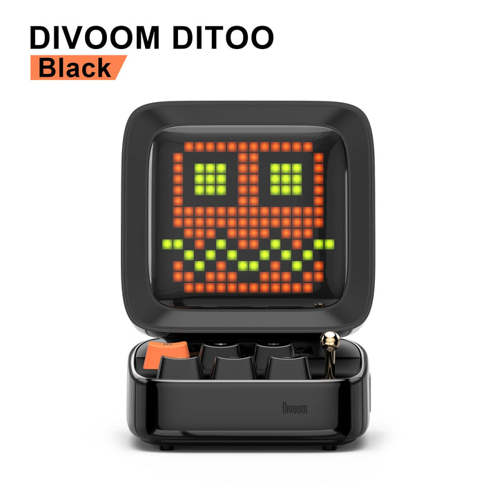 Ditoo-Plus Retro Pixel Art Bluetooth Portable Speaker Alarm Clock DIY LED Display Board, Cute Gift Home Light Decoration