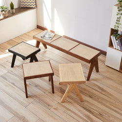 SkandiShop Rattan Weaving Stool