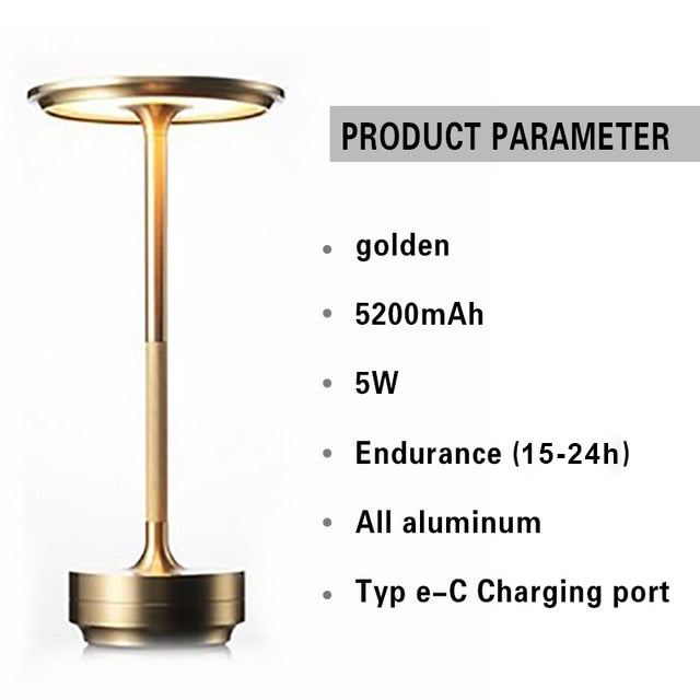 SkandiShop Simple Charging Table lamp