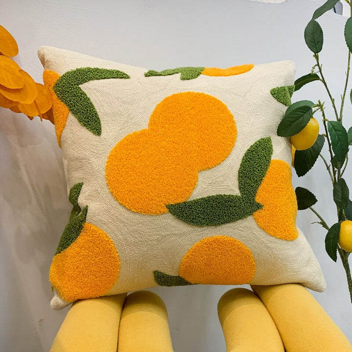 Orange pillow case