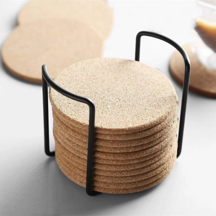 Wooden Slip Slice Cup Coaster