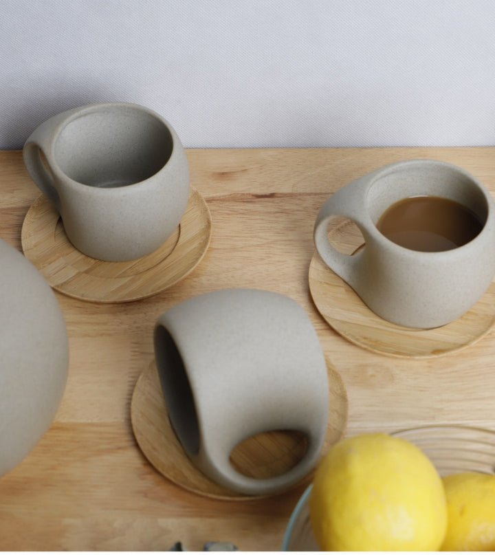 SkandiShop Creative Retro Ceramic Mug Stoneware
