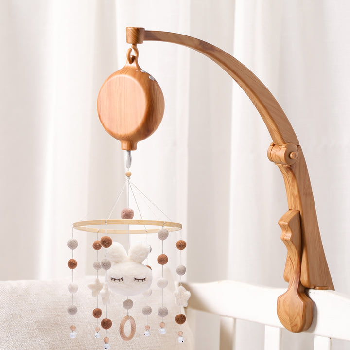 Baby Crib Bed Bell Holder Arm Toy