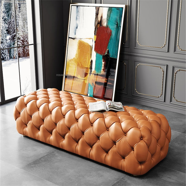American Leather Ottomas