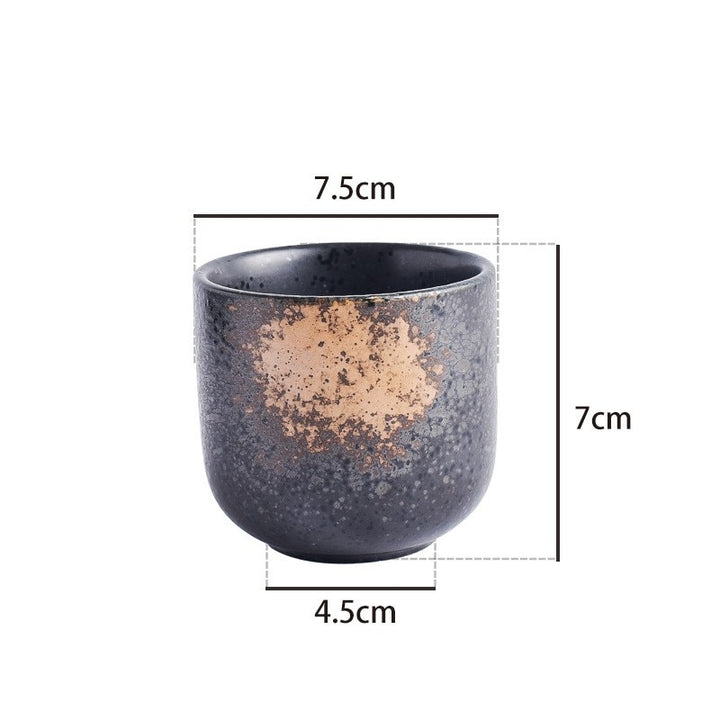 SkandiShop Large Ceramic Tea Cup Porcelain Teacups Teaware Japanese Kung Fu Tea Set