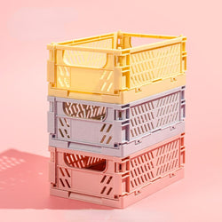 SkandiShop foldable storage crate