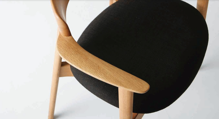 Nissin Oak chair with arm rests