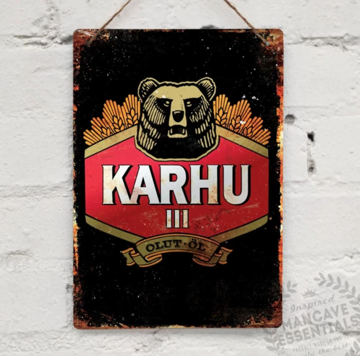Karhu Olut finland Olut beer.