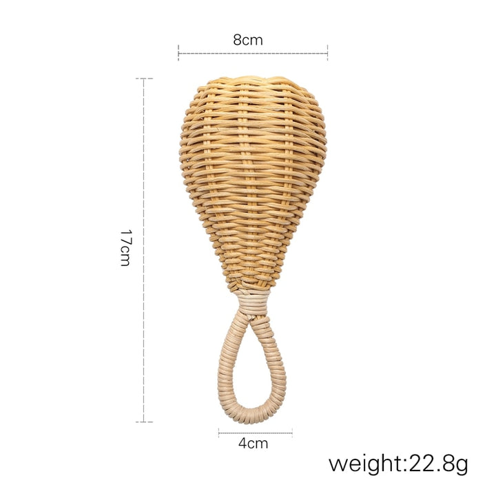 Handmade Rattan Rattles Educational Toys for Kids