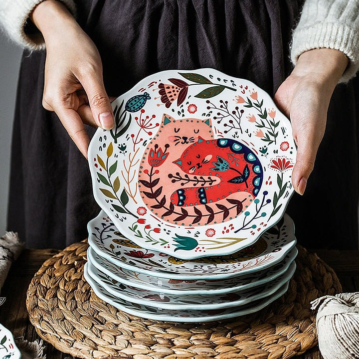 "KATZ" ceramic plate - SkandiShop