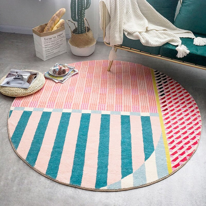 European colourful rug