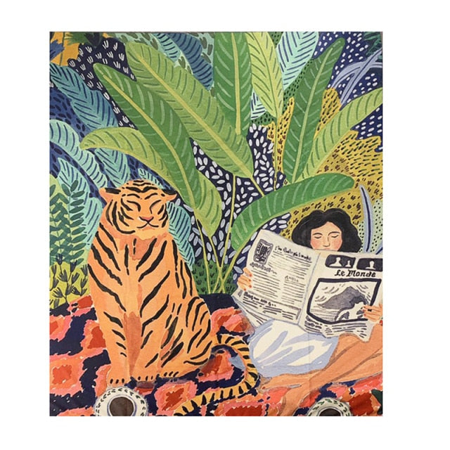 Tiger cloth, boho, women