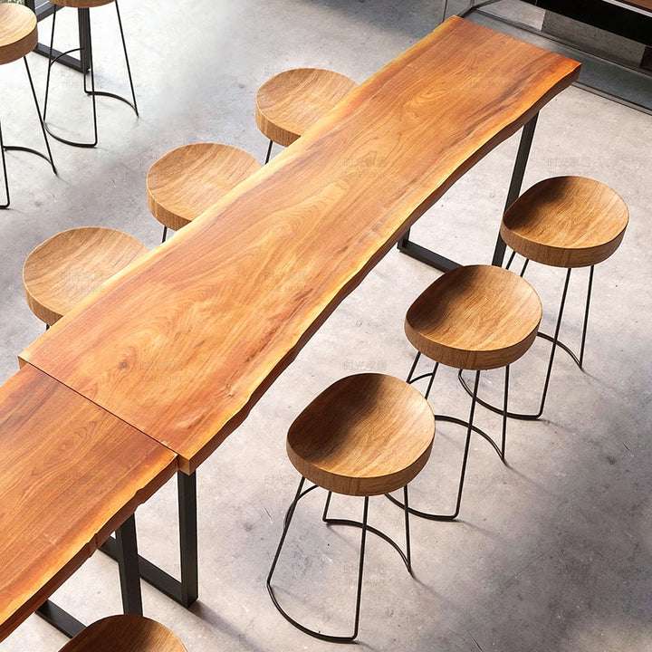 Wooden minimalistic stools