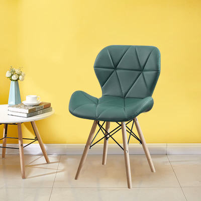 Colorful wooden chairs