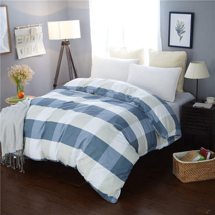 Striped duvet cover