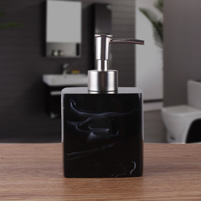Marble soap dispenser