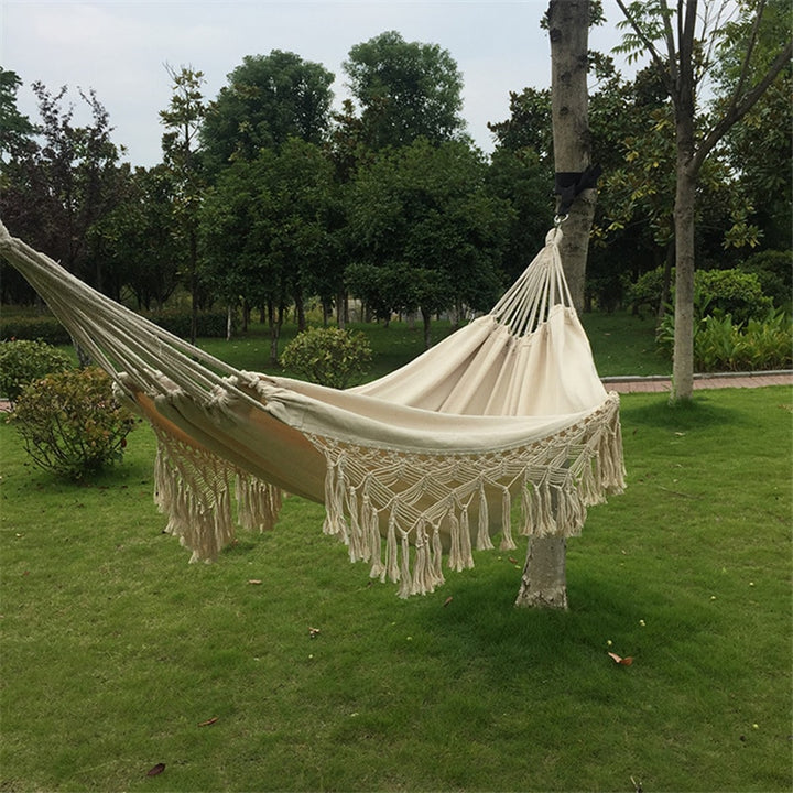 Boho hammock for two