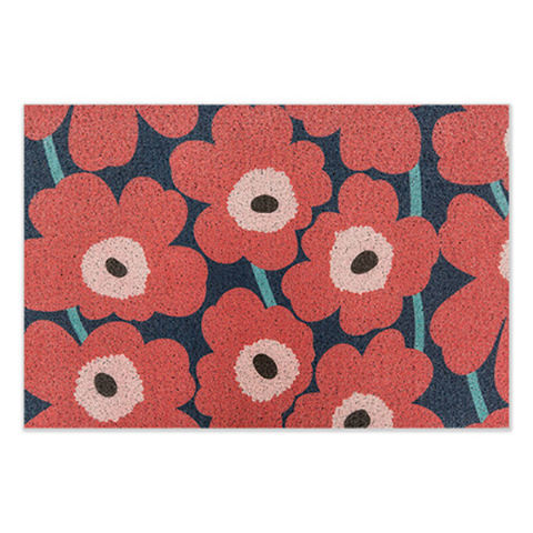 Marimekko nonslip floral rug