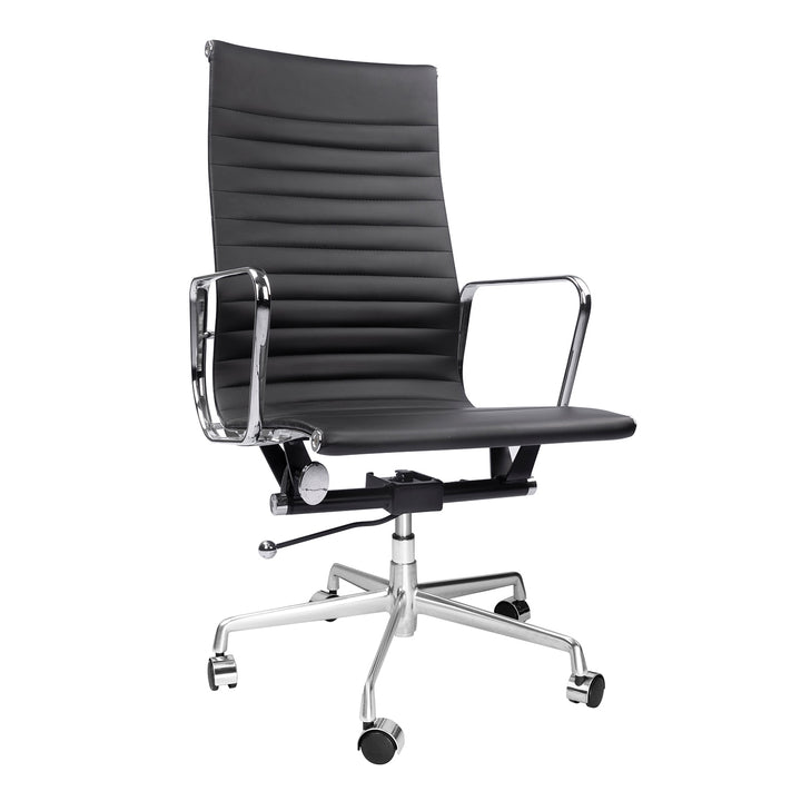 Furgle office chair black leather