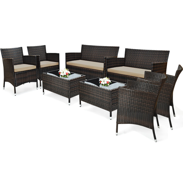 Hanko Rattan patio set