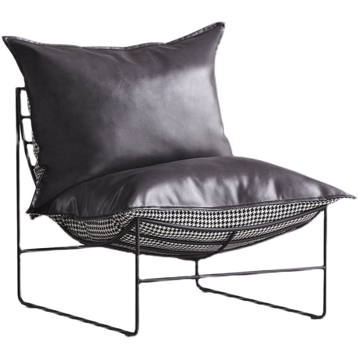 Modern leather lounge chair