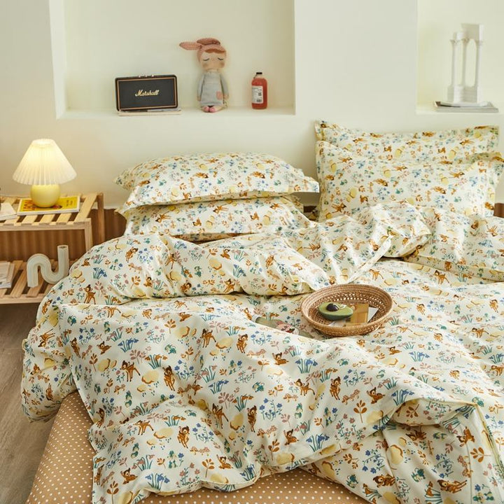 Yellow Pastoral Bedding set