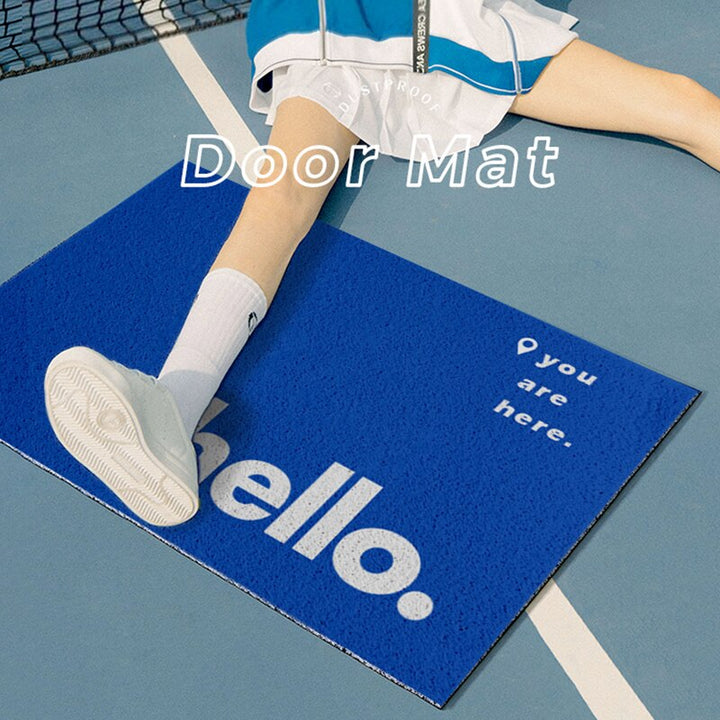 HELLO door mat