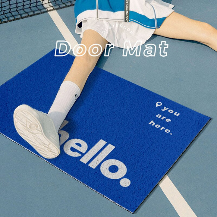 HELLO door mat