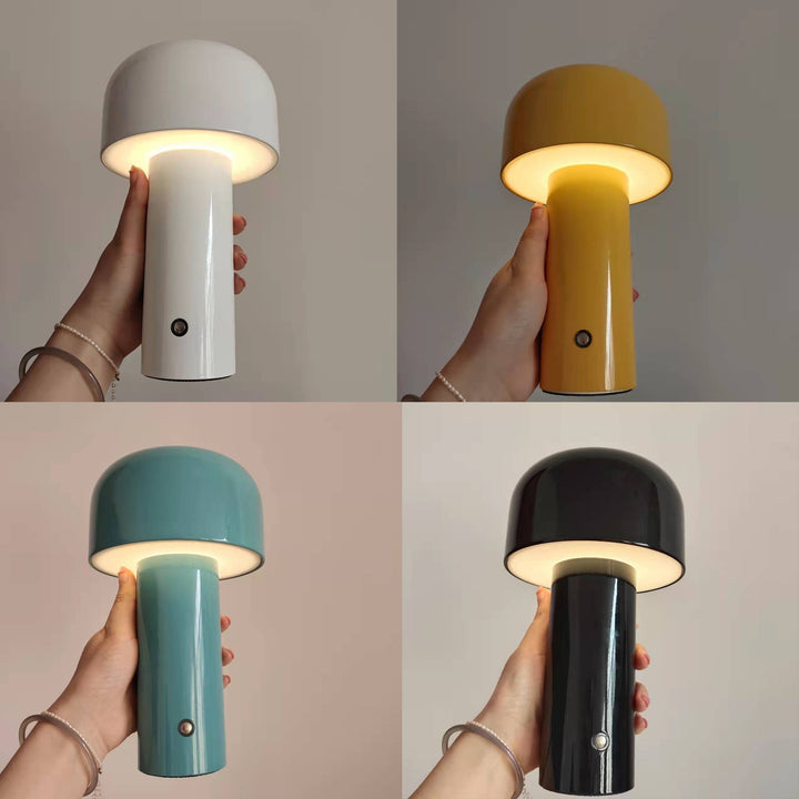 Skandi mushroom portable lamp