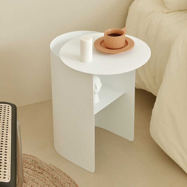 Wrought iron bedside table